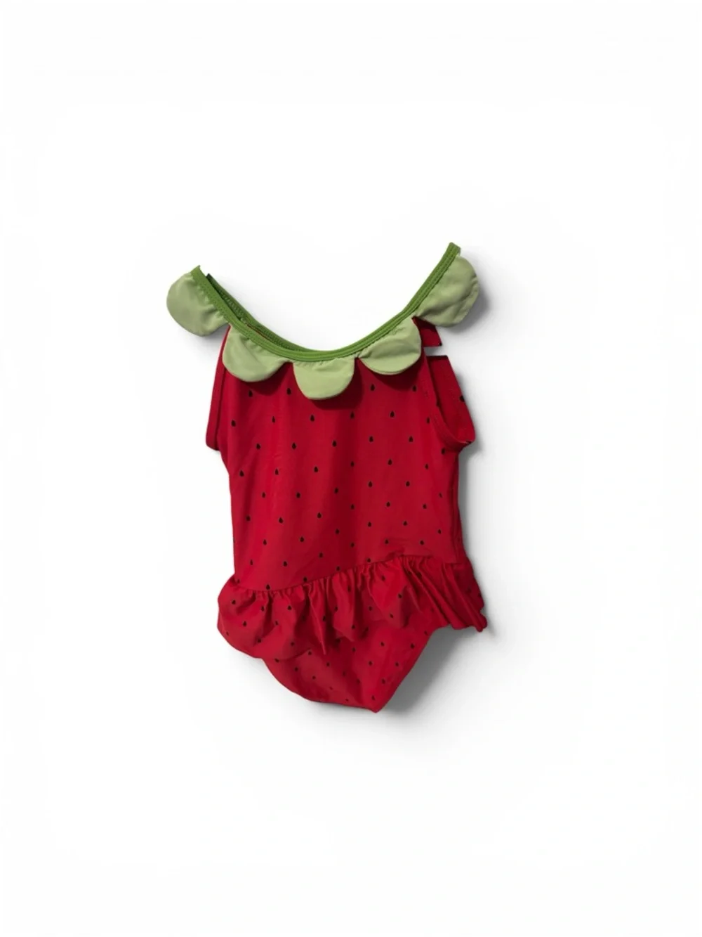 Gymboree Red and Green Watermelon One-Piece Swimsuit